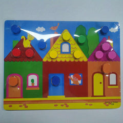 Wooden Puzzle Jigsaw Toy Montessori Baby Toys Wood Cartoon Animal Puzzles
