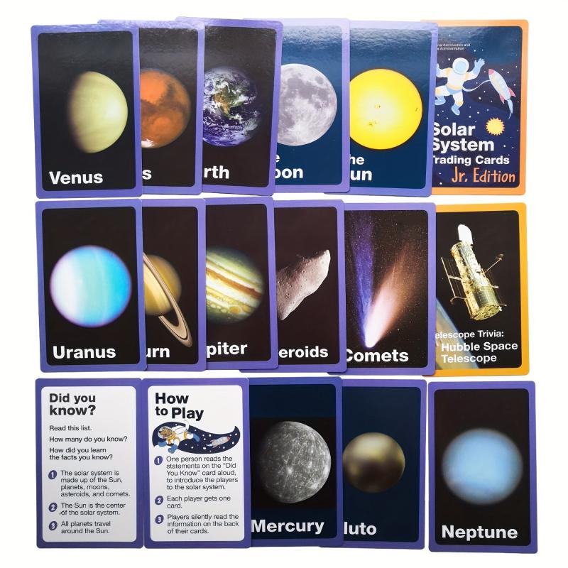Solar System Flash Cards for 2-4 Year Olds
