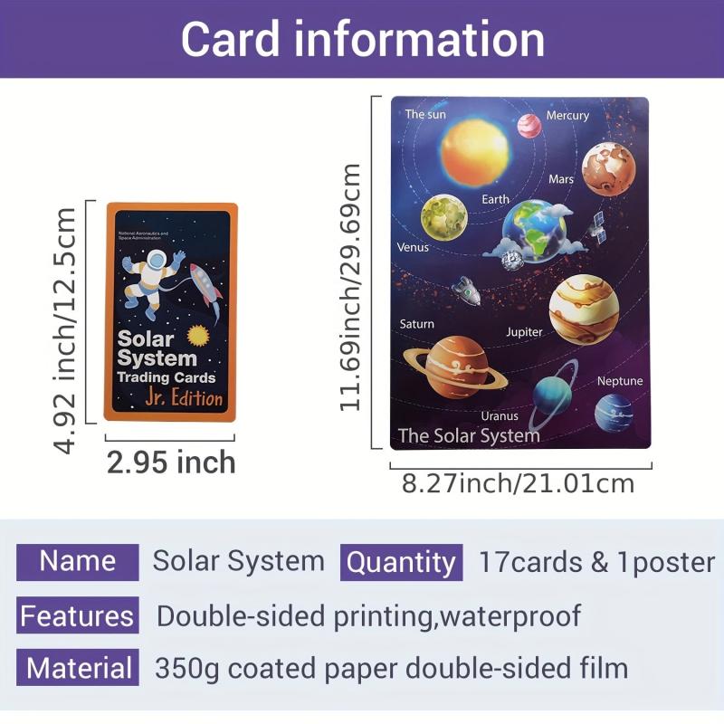 Solar System Flash Cards for 2-4 Year Olds
