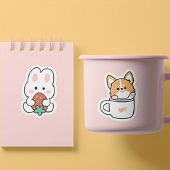 Small Animal Sticker Little Shiba Groove Little Rabbit Sticker