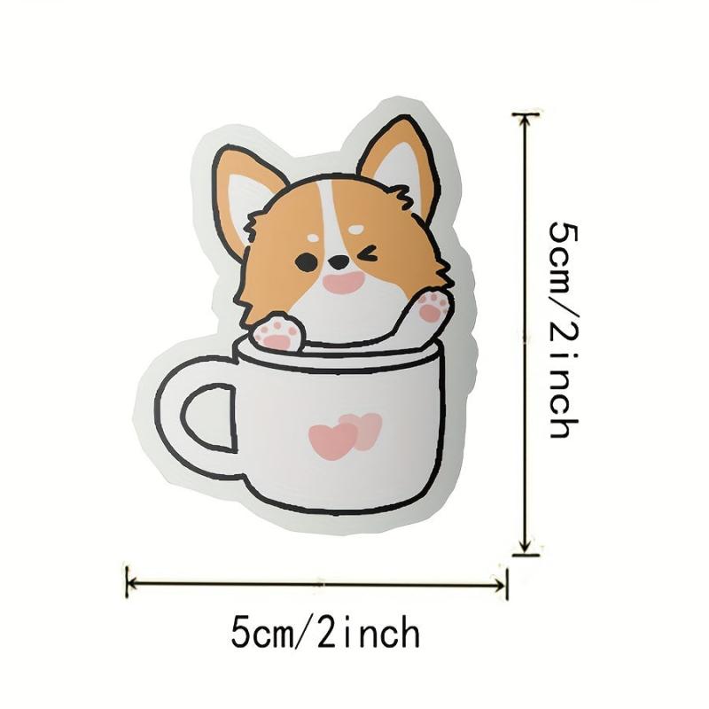 Small Animal Sticker Little Shiba Groove Little Rabbit Sticker