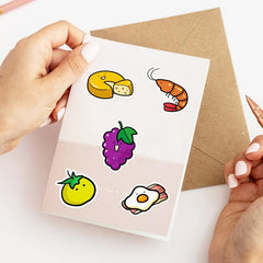 100pcs Fruit Vegetable Intelligence Puzzle Stickers for Kids Teens Adults