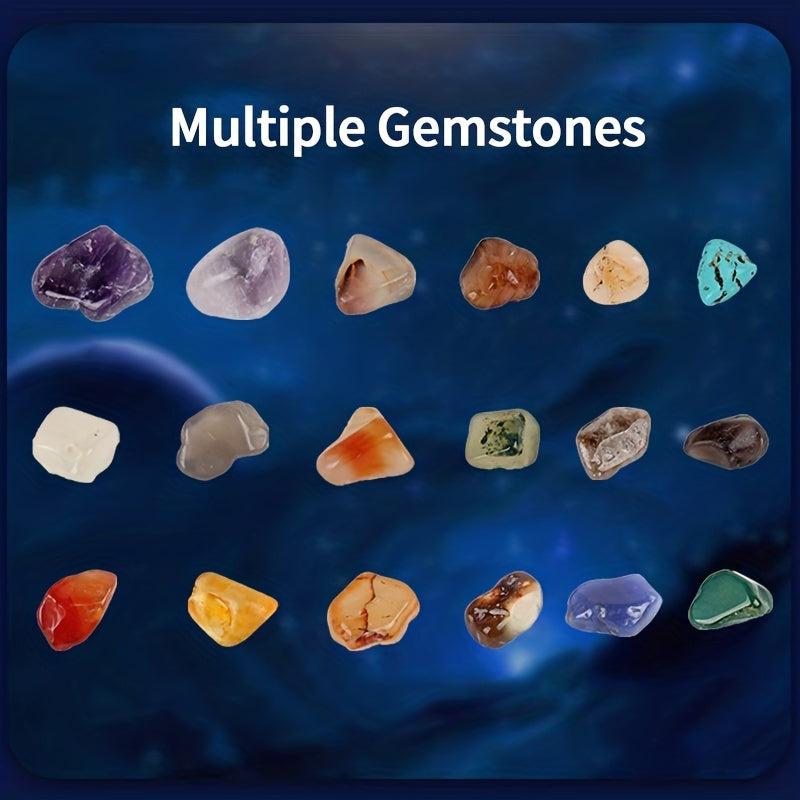 Children's Solar System Planet Gemstone Excavation Puzzle Toy