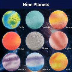 Children's Solar System Planet Gemstone Excavation Puzzle Toy