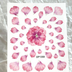 Flower Nail Sticker Hand Account Sticker