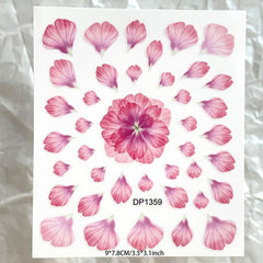 Flower Nail Sticker Hand Account Sticker