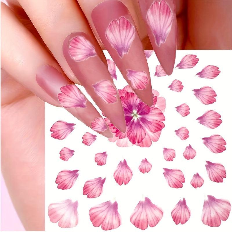Flower Nail Sticker Hand Account Sticker