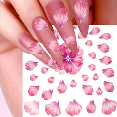 Flower Nail Sticker Hand Account Sticker