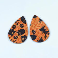 Halloween Women's Leather Earrings Set - 108pcs