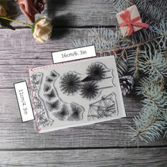 Plant Theme Stamp for DIY Handcraft Scrapbook Journal Card Making