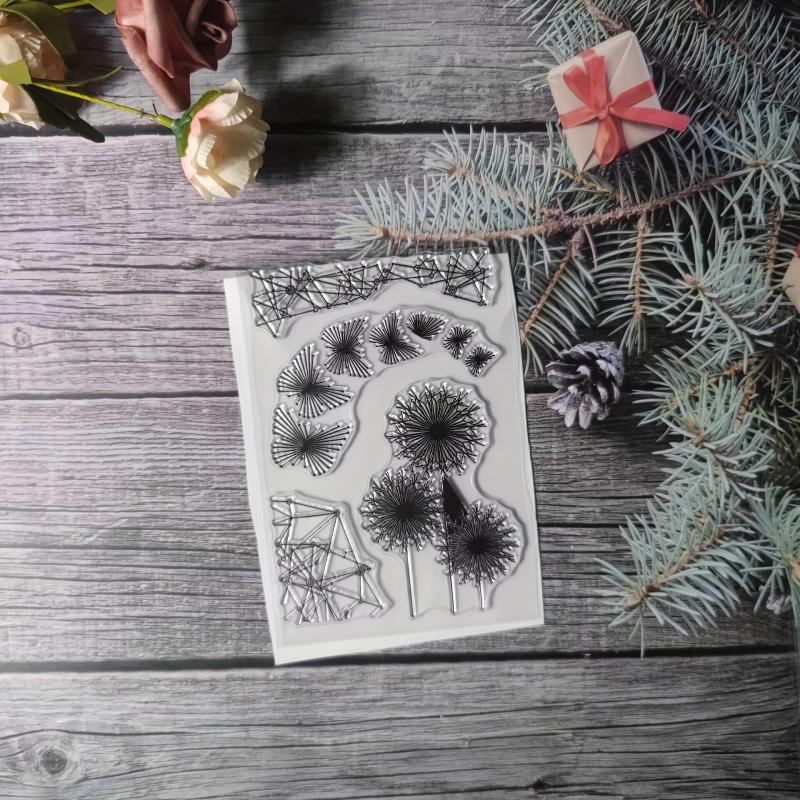 Plant Theme Stamp for DIY Handcraft Scrapbook Journal Card Making