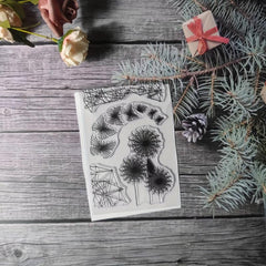 Plant Theme Stamp for DIY Handcraft Scrapbook Journal Card Making