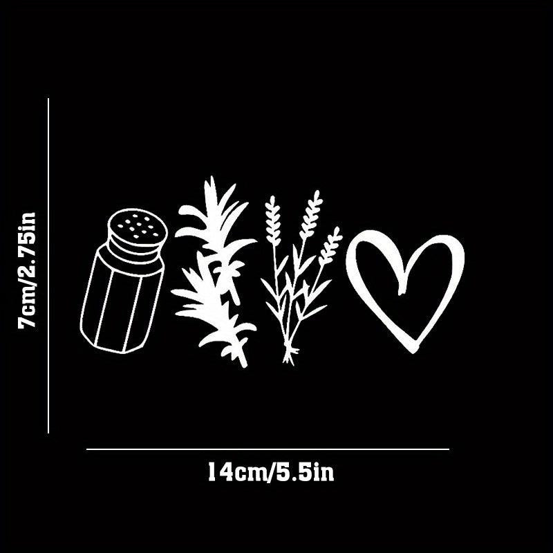 Witchy Practical Sticker Salt Rosemary Lavender Love Magic