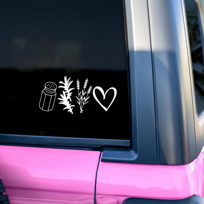 Witchy Practical Sticker Salt Rosemary Lavender Love Magic
