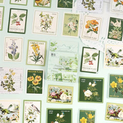 46pcs Text Sealing Stickers DIY Journal Decoration Scrapbook Stationery Album