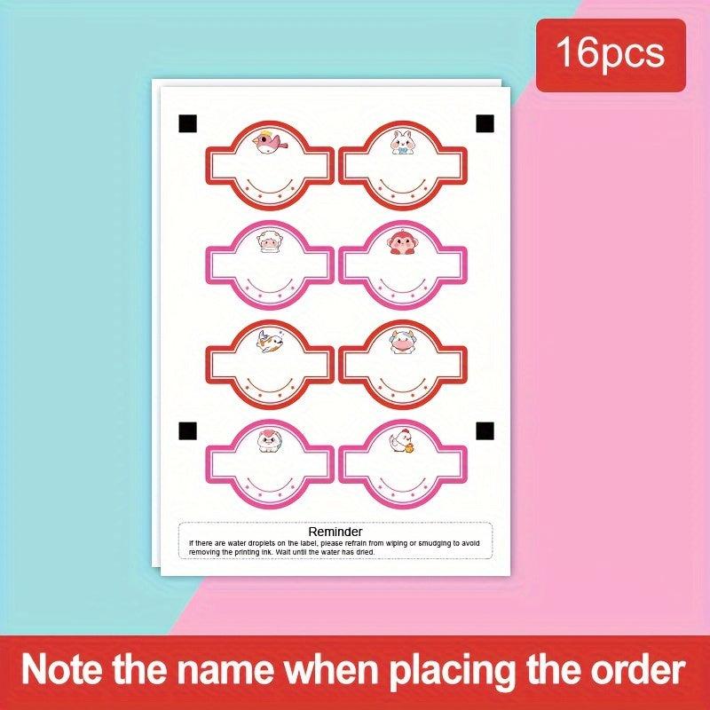 Elegant Customized Labels for School and Office Organization