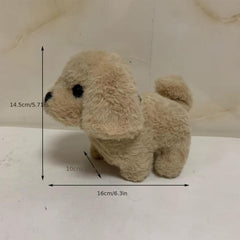Interactive Pet Dog Toy Barking Wagging Tail Simulation Toy