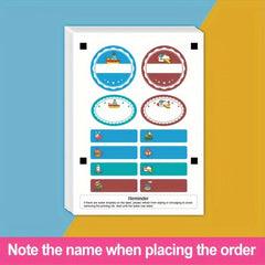 384pcs Customized Musical Note Name Badges for School Band Events