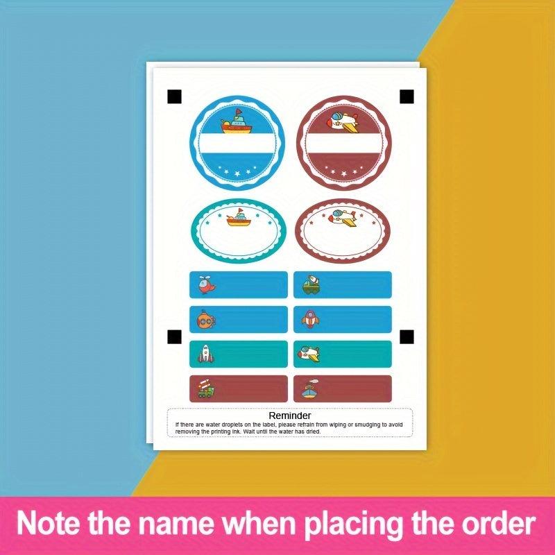 384pcs Customized Musical Note Name Badges for School Band Events