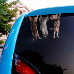 Kitten Patterns Car Wall Glass Door Window Stickers