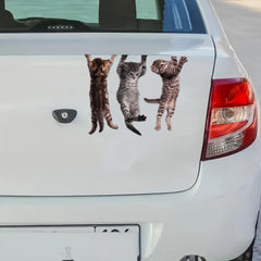Kitten Patterns Car Wall Glass Door Window Stickers