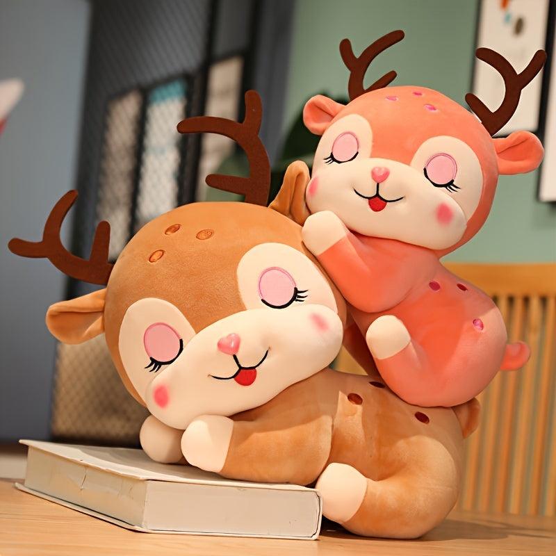 Elk Plush Animal Pillow Toy All Ages Gift