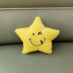 Star Plush Toy Doll Pentagram Throw Pillow Doll Puppet Star Cloth Doll Ornament