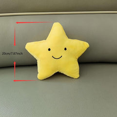 Star Plush Toy Doll Pentagram Throw Pillow Doll Puppet Star Cloth Doll Ornament
