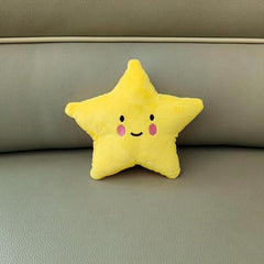 Star Plush Toy Doll Pentagram Throw Pillow Doll Puppet Star Cloth Doll Ornament