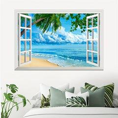 3D Landscape Wall Sticker Self-adhesive for Bedroom Living Room Wall