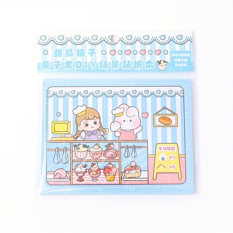 Lizijun 3D Dress up Foam Stickers - Cartoon Characters