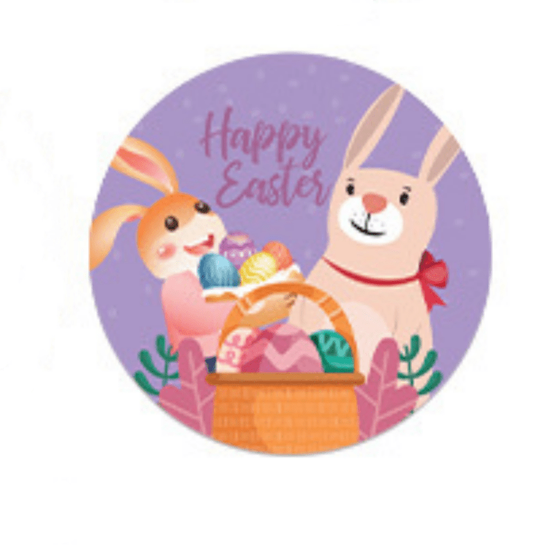500pcs Happy Egg Stickers for Backpacks Suitcases Envelopes Gift Boxes