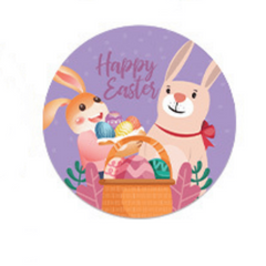 500pcs Happy Egg Stickers for Backpacks Suitcases Envelopes Gift Boxes