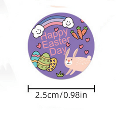 500pcs Happy Egg Stickers for Backpacks Suitcases Envelopes Gift Boxes