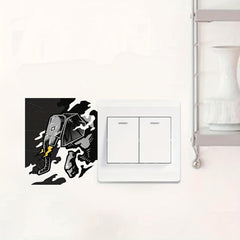 1pc Elephant Switch Plastic Decorative Sticker