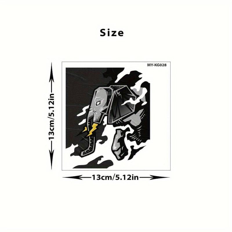 1pc Elephant Switch Plastic Decorative Sticker