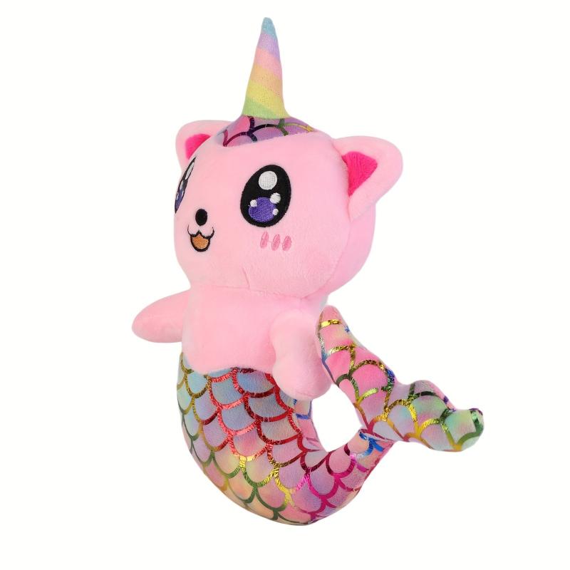 Mermaid Cat Plush Toy Soft Stuffed Animal