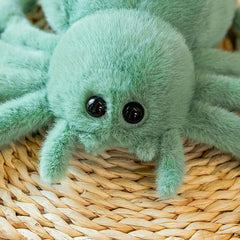 10in Spider Plush Toy Stuffed Animal Insect Pillow Doll Halloween Decoration