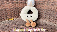 44in Diamond Ring Plush Toy - Christmas Stuffed Toy - Creative Home Decor
