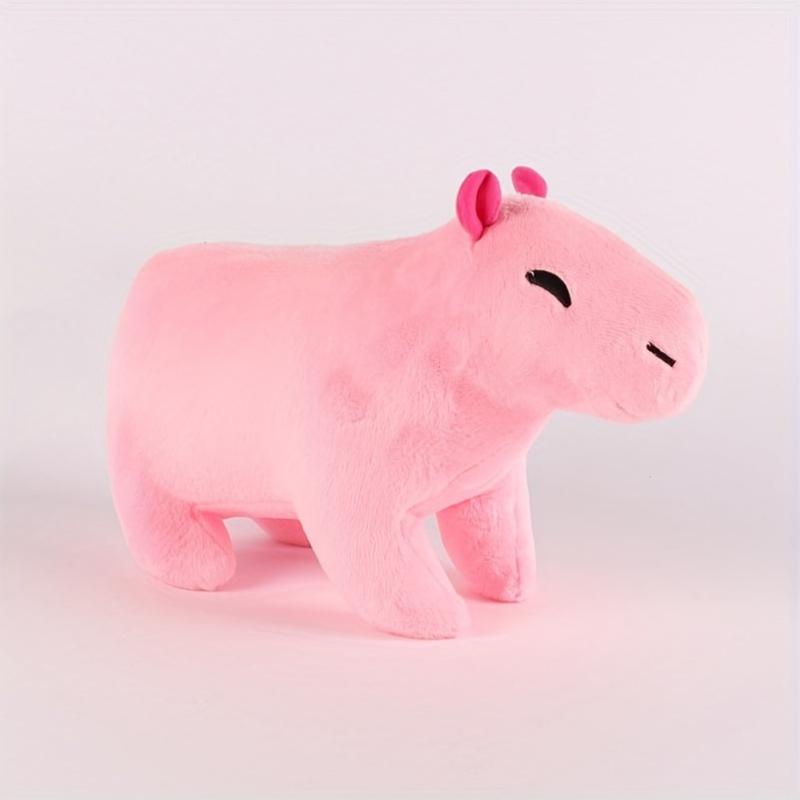 19cm Capybara Plush Doll - Soft Rodent Cartoon Toy, Emulational Ornament
