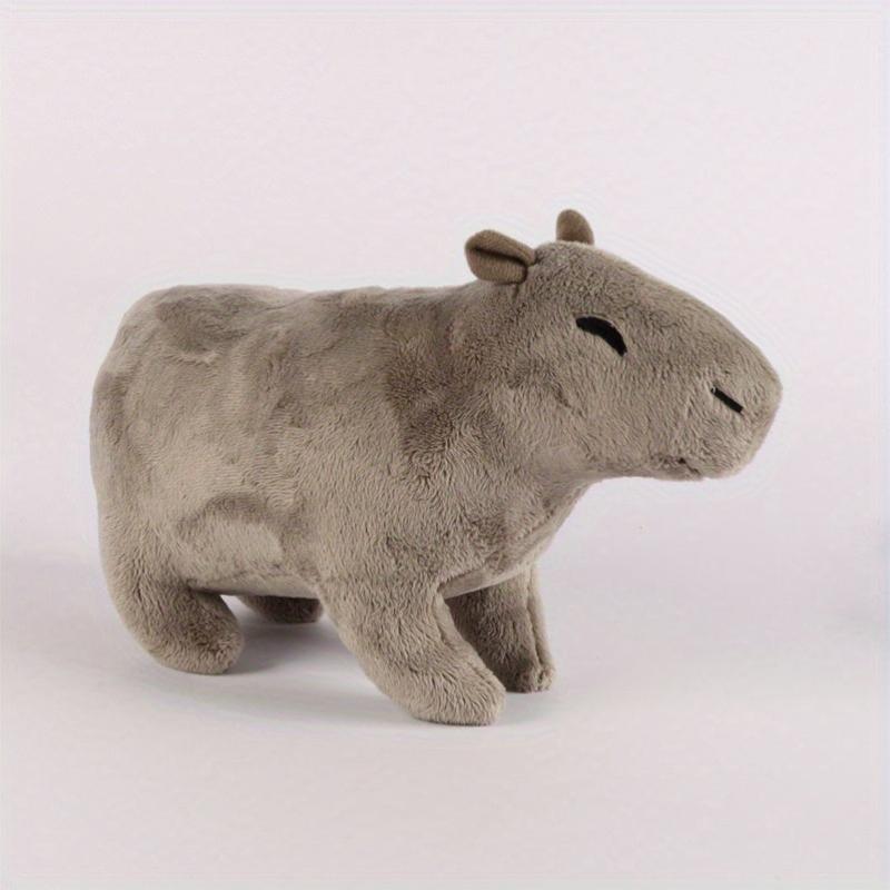 19cm Capybara Plush Doll - Soft Rodent Cartoon Toy, Emulational Ornament
