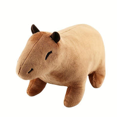 19cm Capybara Plush Doll - Soft Rodent Cartoon Toy, Emulational Ornament