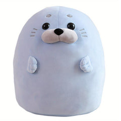 11 inch Soft Seal Plush Chubby Snuggle Seal Sea Animal Plush Pillow