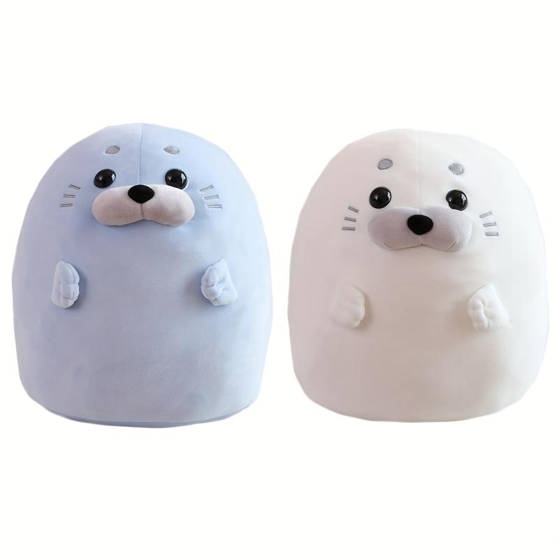 11 inch Soft Seal Plush Chubby Snuggle Seal Sea Animal Plush Pillow