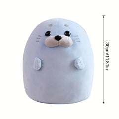 11 inch Soft Seal Plush Chubby Snuggle Seal Sea Animal Plush Pillow