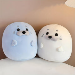 11 inch Soft Seal Plush Chubby Snuggle Seal Sea Animal Plush Pillow
