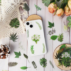 60pcs Plant Stickers Nature Theme Waterproof Botany Decoration Stickers
