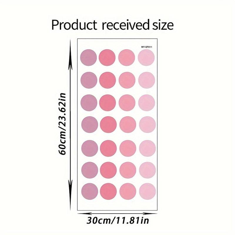 Pink Polka Dot Wall Decorative Self-Adhesive Sticker