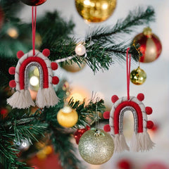 Christmas Hanging Decorations Mini Rainbow Tree Pendants