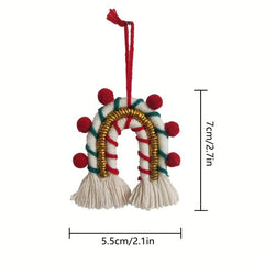 Christmas Hanging Decorations Mini Rainbow Tree Pendants